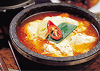 South Korea Food Sundubu jjigae